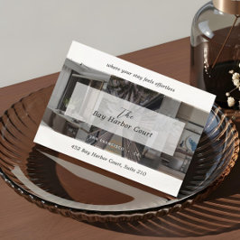 Tarjeta De Presentación Luxury Vacation Rental Property Host Manager Photo