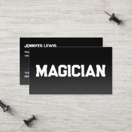 Tarjeta De Presentación Magicista ilustrador