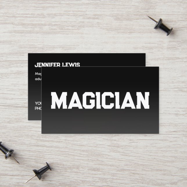 Tarjeta De Presentación Magicista ilustrador (Anverso/Reverso In Situ)