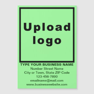 Tarjeta de presentación magnética de 5" x 7" de co