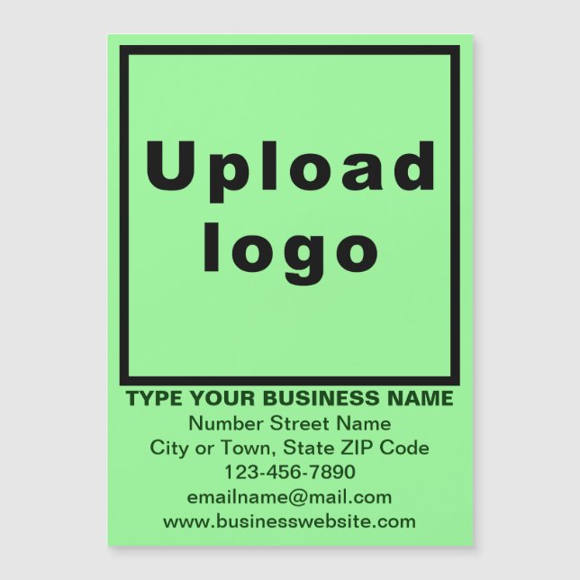 Tarjeta de presentación magnética de 5" x 7" de co (Anverso)