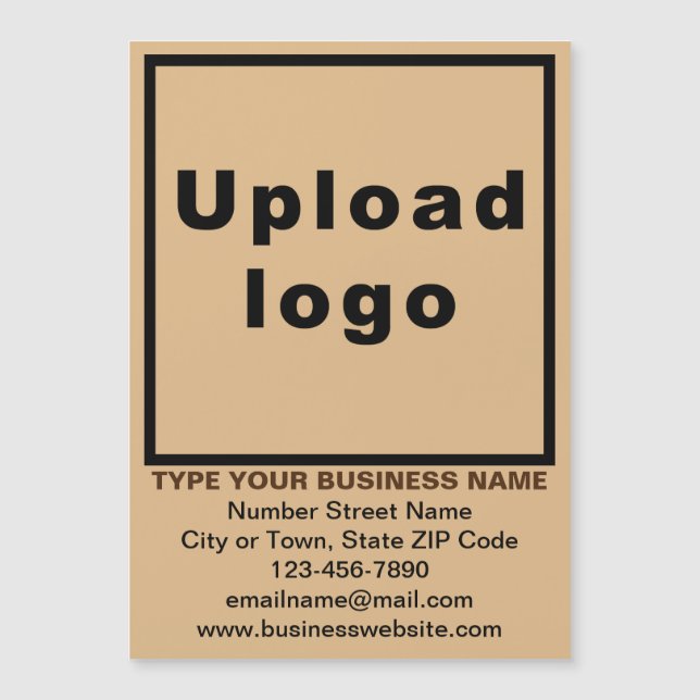 Tarjeta de presentación magnética de 5" x 7" de co (Anverso)