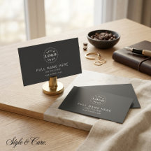 Tarjeta de presentación magnética de diseño limpio