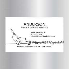 Tarjeta de presentación magnética de limpieza de H