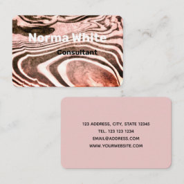 Tarjeta de presentación Marbeled