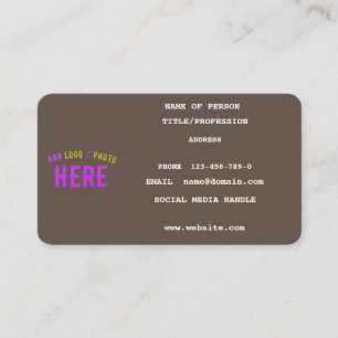 TARJETA DE PRESENTACIÓN MARCA VERIFICADA DE CAFÉ DE PERSONALIZABLE ESTILO
