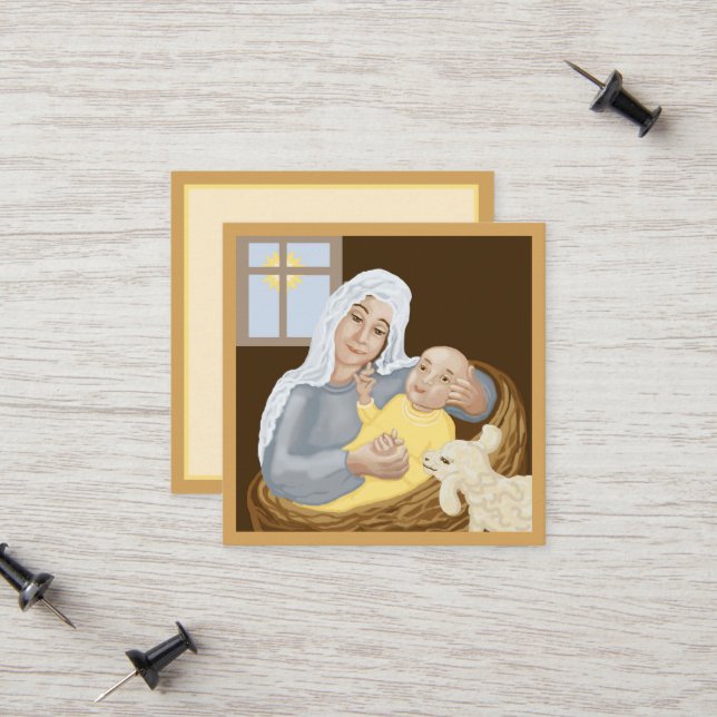 Tarjeta De Presentación María y Jesús (Anverso/Reverso In Situ)