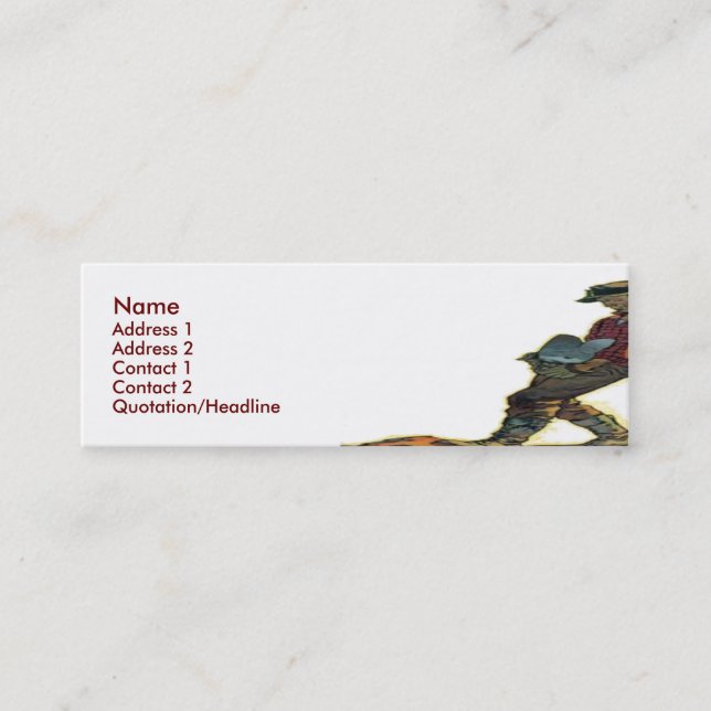 Tarjeta de presentación Mason (Anverso)