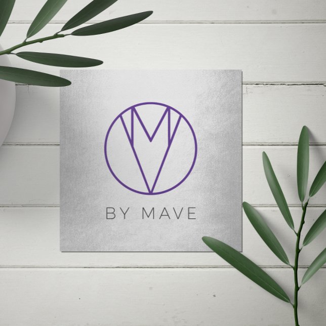 Tarjeta de presentación Mave Gray Ombre 1c (Subido por el creador)