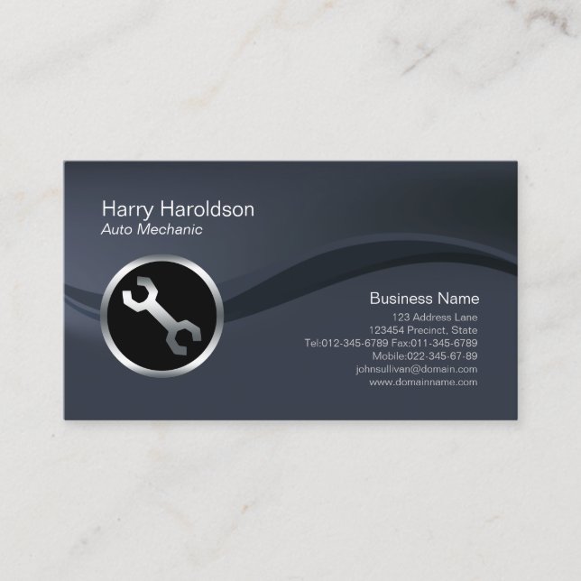 Tarjeta de presentación mecánica automática para e (Anverso)