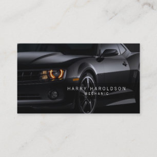 Tarjeta de presentación Mechaniny Shiny Car Profil