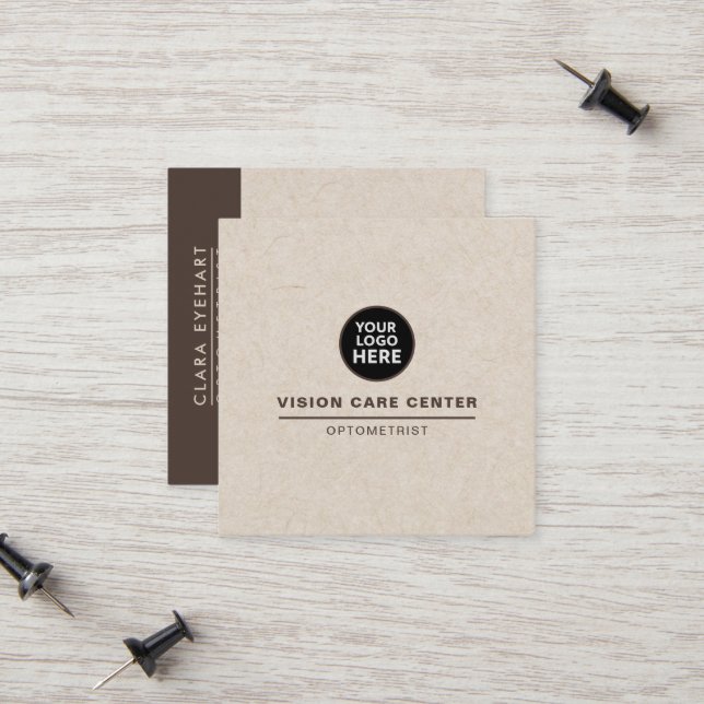 Tarjeta De Presentación Médico Especializado en Ojos Optometristas (Anverso/Reverso In Situ)