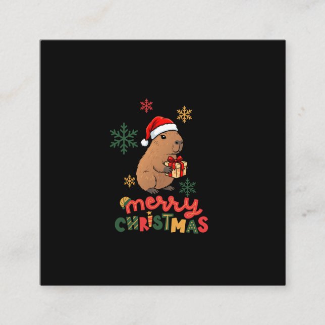 TARJETA DE PRESENTACIÓN MERRY CHRISTMAS (Anverso)