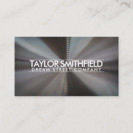 Tarjeta de presentación Metalizado simple plateado