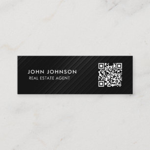 Tarjeta de presentación mini código QR