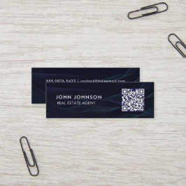Tarjeta de presentación mini código QR