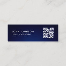 Tarjeta de presentación mini código QR