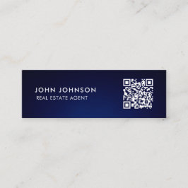 Tarjeta de presentación mini código QR