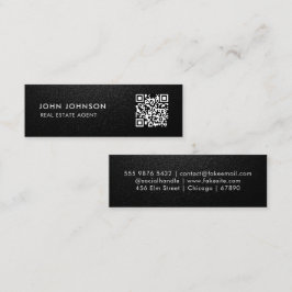 Tarjeta de presentación mini código QR