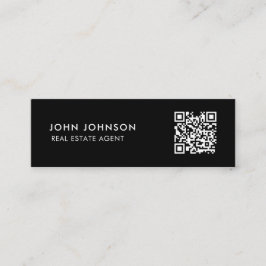 Tarjeta de presentación mini código QR