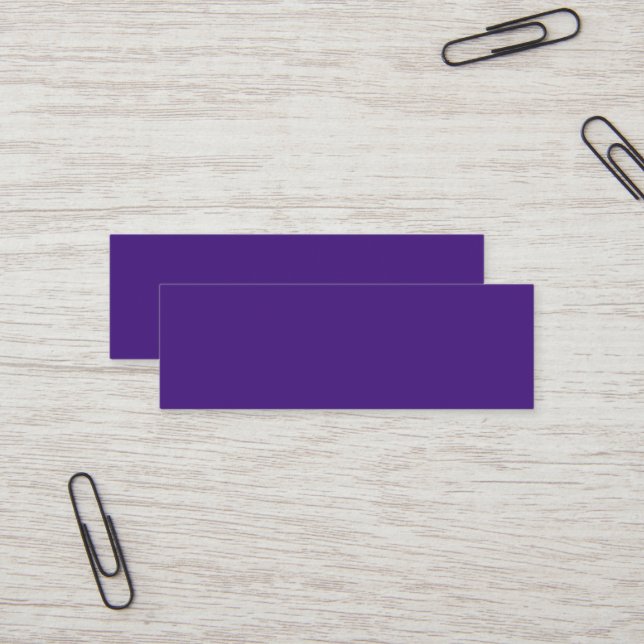 Tarjeta de presentación mini Monster Purple (Anverso/Reverso In Situ)