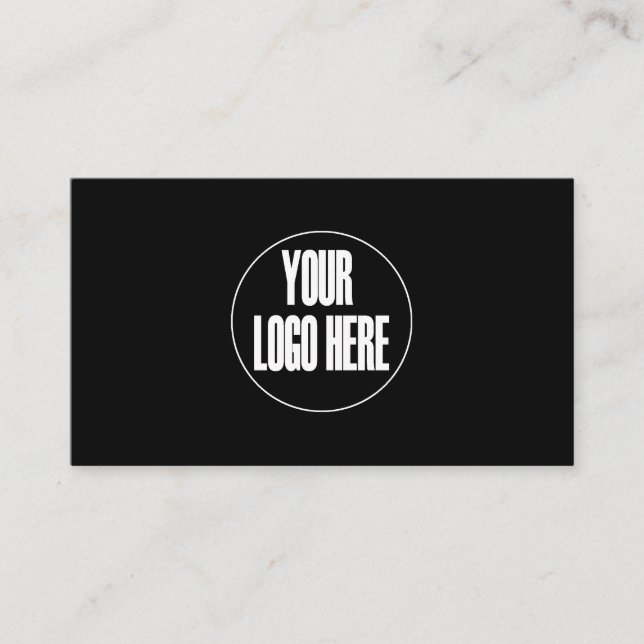 Tarjeta de presentación mínima con logotipo de Per (Anverso)