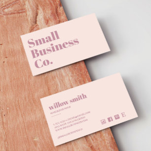 Tarjeta De Presentación Minimalist Business Card 