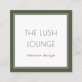 Tarjeta de presentación minimalista elegante con b