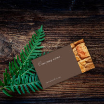 Tarjeta de presentación minimalista fotográfica de