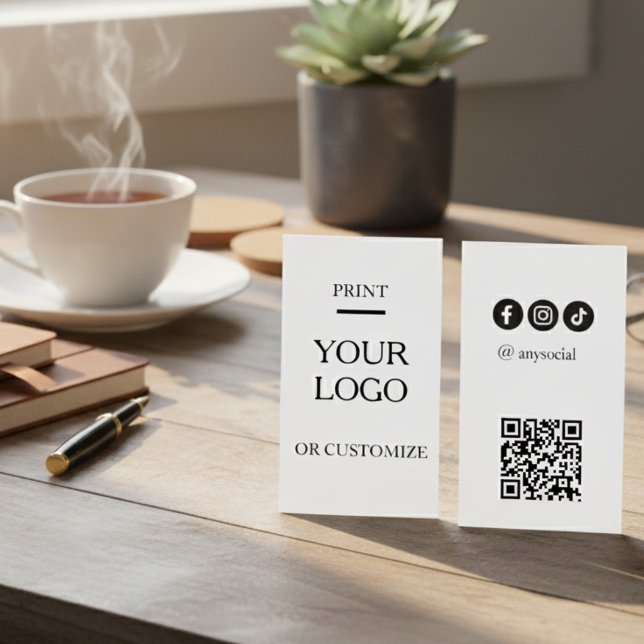 Tarjeta de presentación minimalista personalizada  (Subido por el creador)