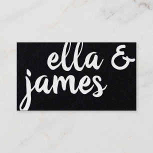 Tarjeta de presentación Minimalista Personalizado