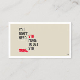 Tarjeta de presentación Minimalista PHYSICS