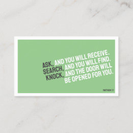 Tarjeta de presentación Minimalista RELIGION