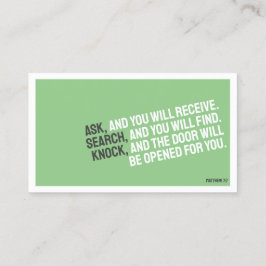 Tarjeta de presentación Minimalista RELIGION