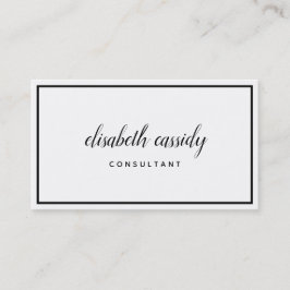 Tarjeta de presentación Minimalista y moderna