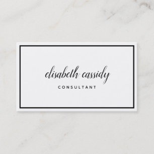 Tarjeta de presentación Minimalista y moderna