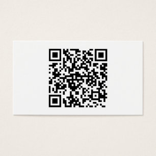 Tarjeta de presentación Minimalistische QR-códig