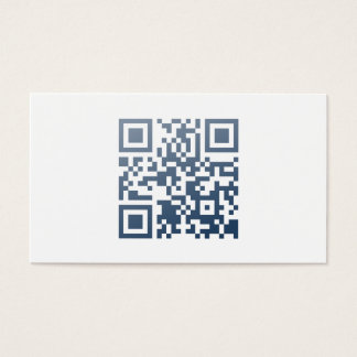 Tarjeta de presentación Minimalistische QR-código