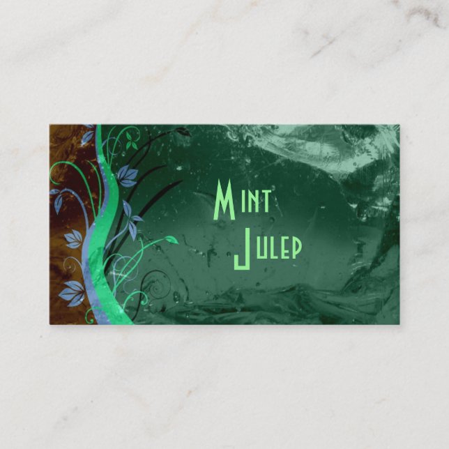 Tarjeta de presentación Mint Julep (Anverso)