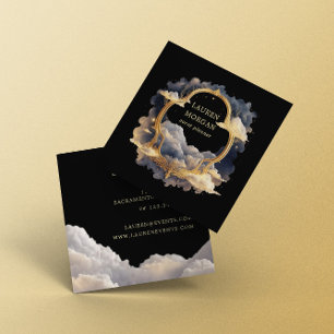 Tarjeta de presentación mística celestial