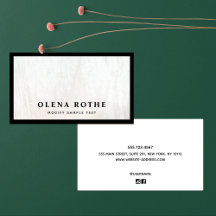 Moda Black Border White Wood Profesional