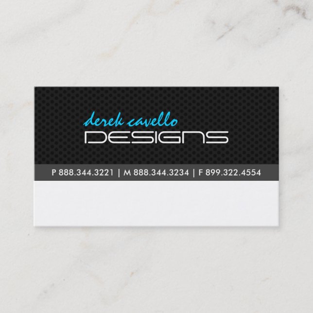 Tarjeta de presentación moderna (Anverso)