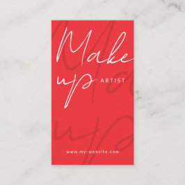 Tarjeta de presentación moderna de artistas de maq