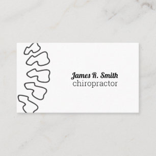 Tarjeta de presentación moderna de bienestar quiro