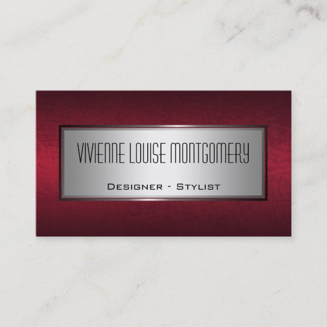 Tarjeta de presentación moderna de diseño profesio (Anverso)