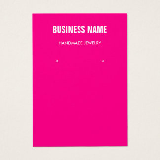 Tarjeta de presentación moderna de diseño rosa par