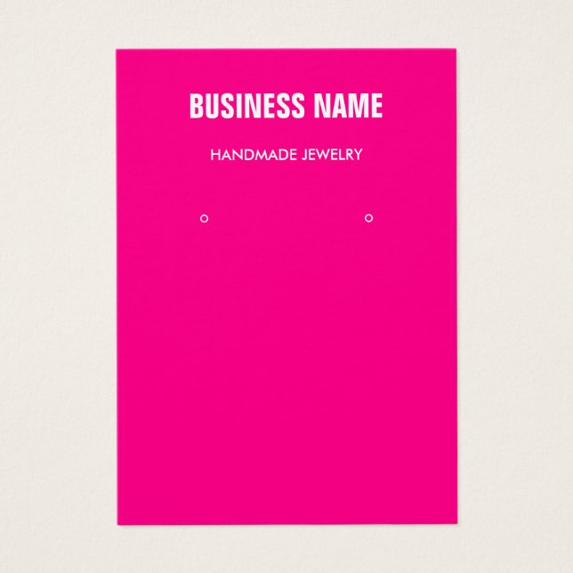 Tarjeta de presentación moderna de diseño rosa par (Frente)