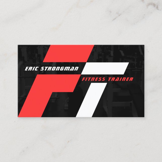 Tarjeta de presentación moderna de movimiento diná (Anverso)