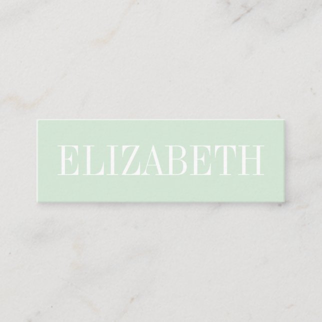 Tarjeta de presentación moderna de QRCode verde (Anverso)