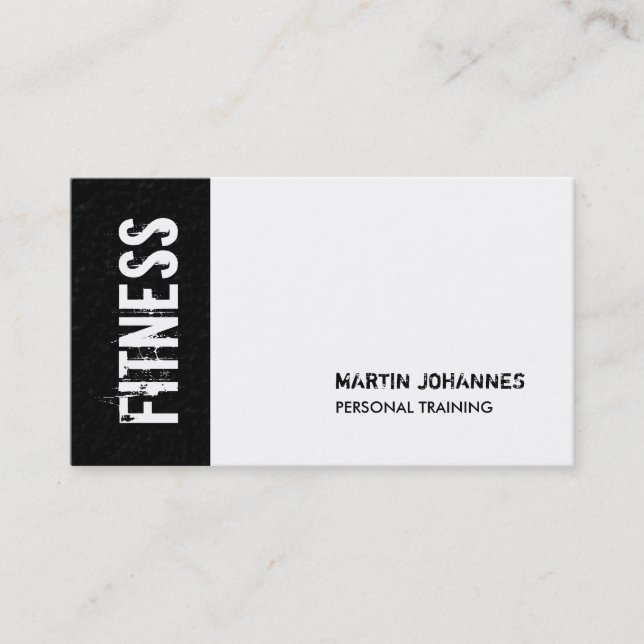Tarjeta de presentación moderna de textura gris bl (Anverso)